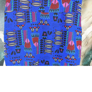 Lularoe Cassie Skirt - Blue Bold Print